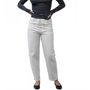 AE Long Stretch Barrel Jean American Eagle NWT Cool White 16L